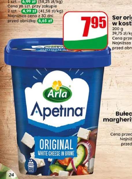 Ser original Apetina w kostkach
