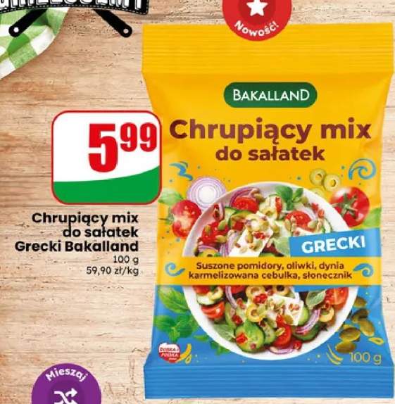Chrupiący mix do sałatek Grecki Bakalland