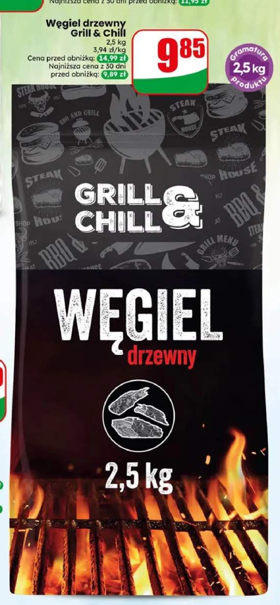 Węgiel drzewny Grill & Chill