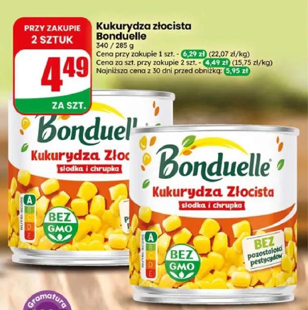 Kukurydza złocista Bonduelle