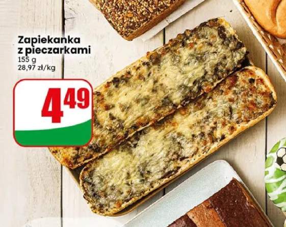 Zapiekanka z pieczarkami