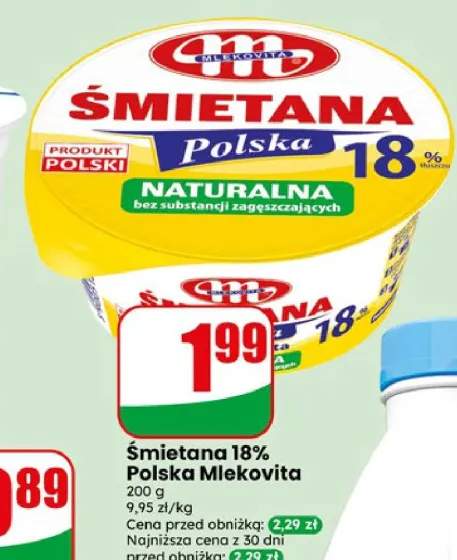 Śmietana 18% Polska Mlekovita