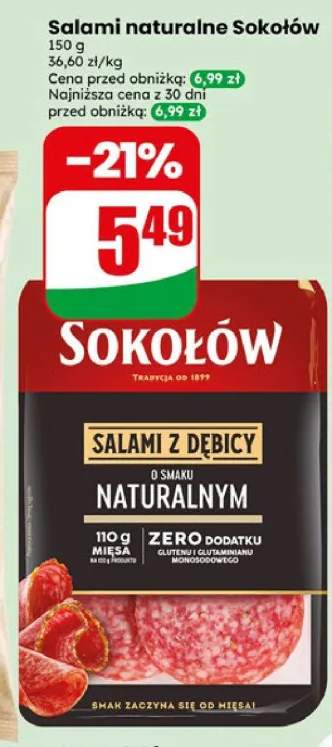 Salami naturalne Sokołów