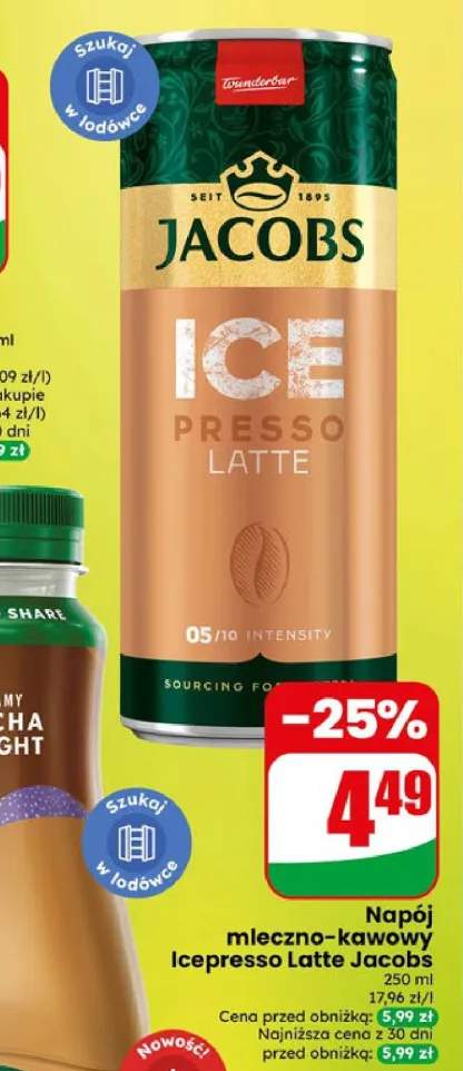 Napój mleczno-kawowy Icepresso Latte Jacobs