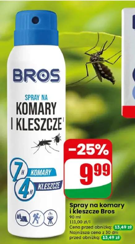 Spray na komary i kleszcze Bros