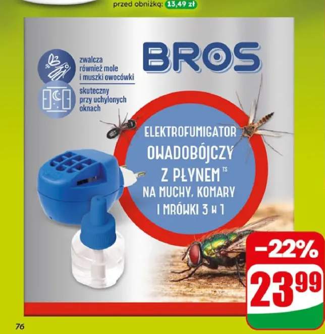 Urządzenie elektryczne + płyn 3w1 Bros
