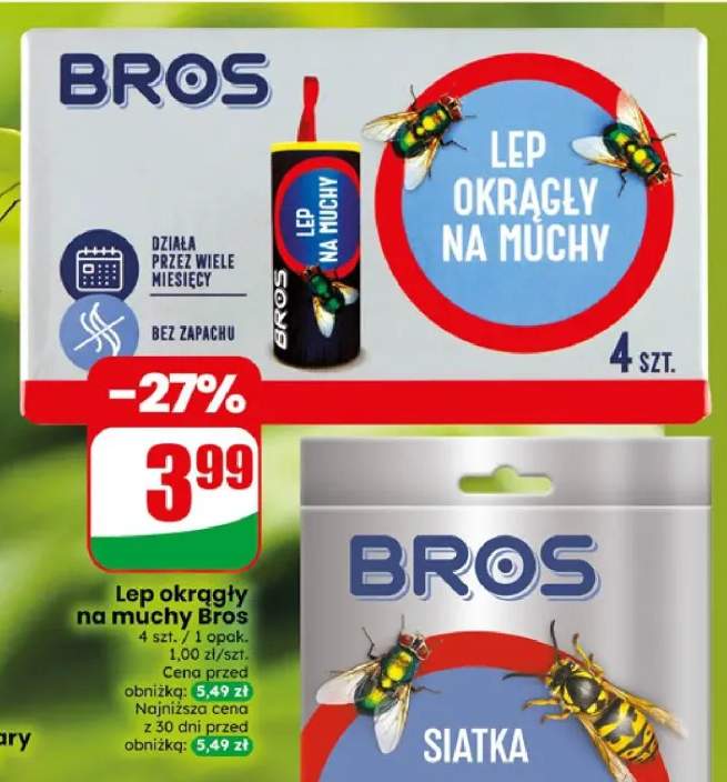 Lep okrągły na muchy Bros