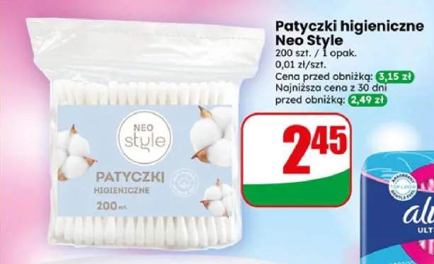 Patyczki higieniczne Neo Style