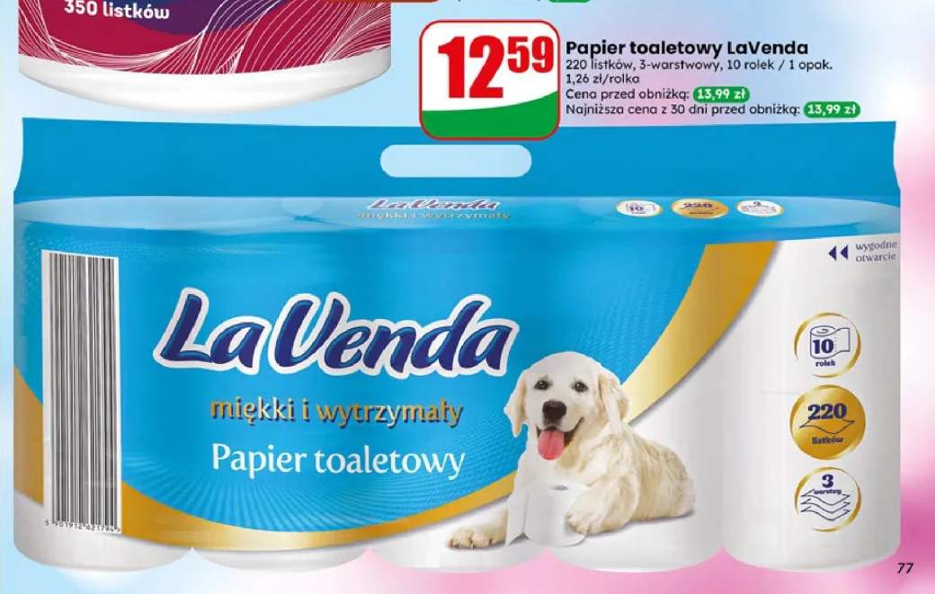 Papier toaletowy LaVenda