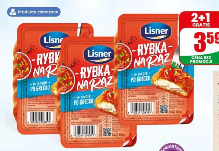 Rybka na raz w sosie po grecku Lisner
