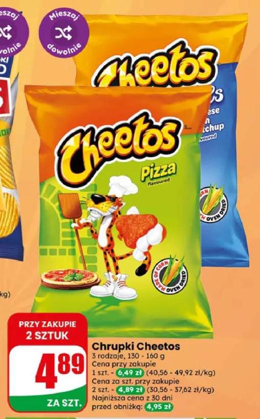 Chrupki Cheetos Pizza +1 wariant