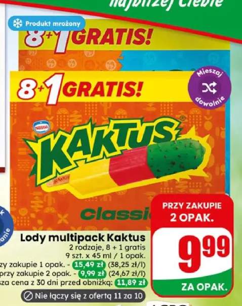 Lody Kactus 9-pak