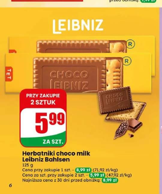 Herbatniki choco milk Leibniz Bahlsen