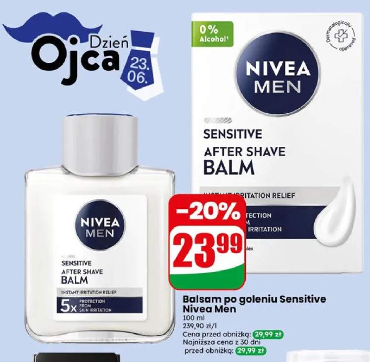 Balsam po goleniu Sensitive Nivea Men