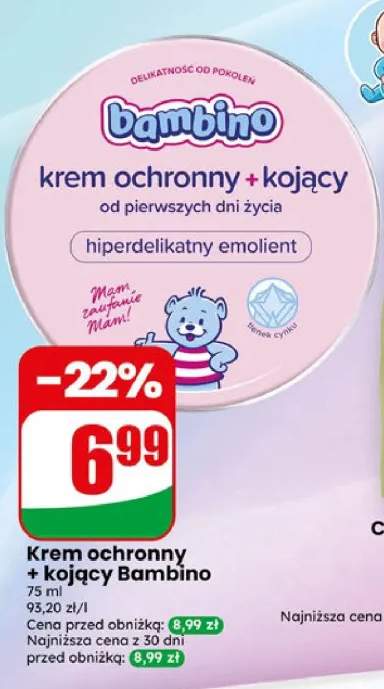 Krem ochronny + kojący Bambino