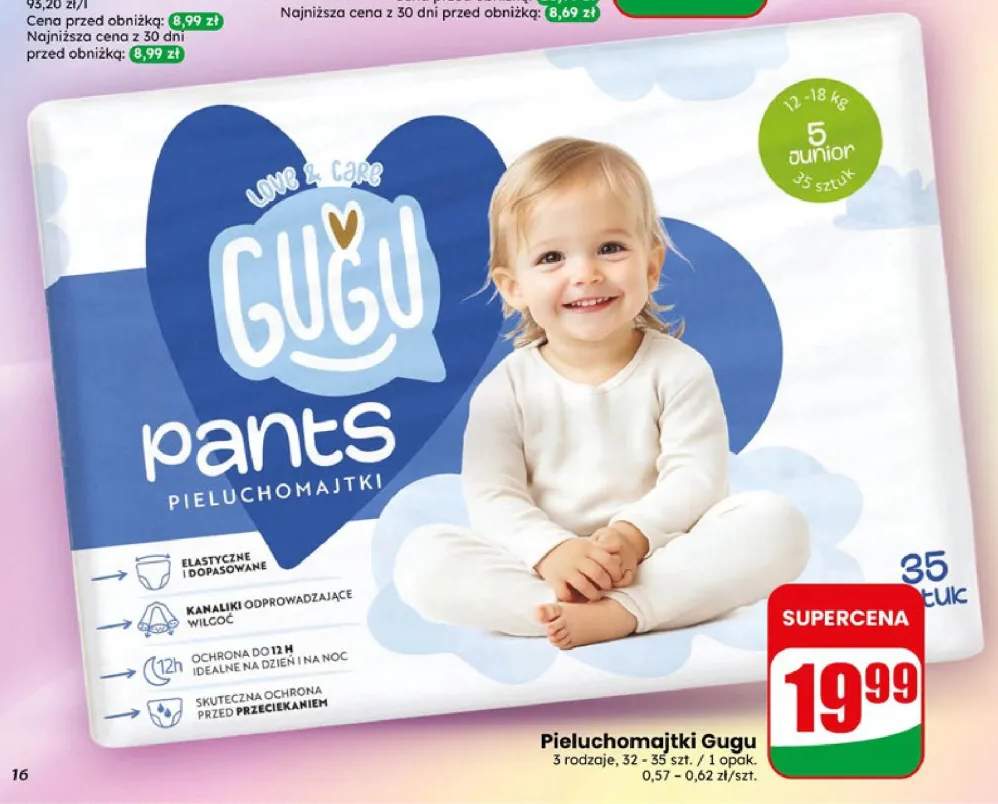 Pieluchomajtki Gugu Pants