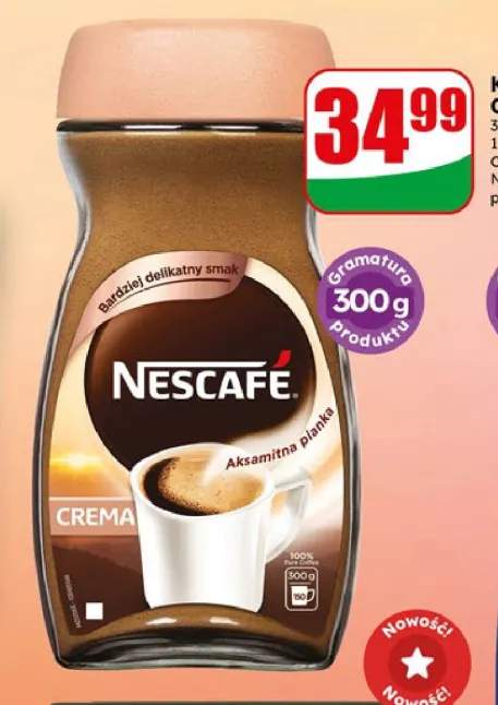 Kawa rozpuszczalna Nescafe Crema