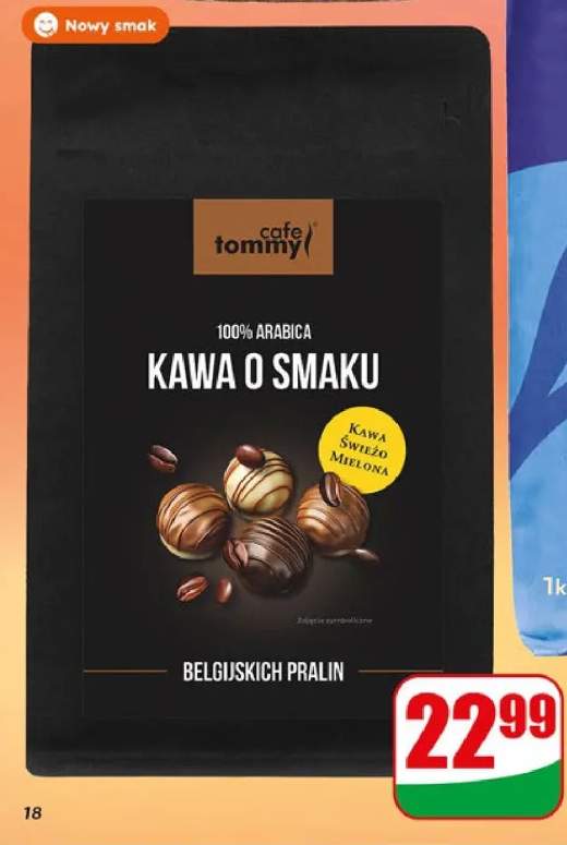 Kawa mielona Tommy Cafe o smaku belgijskich pralin