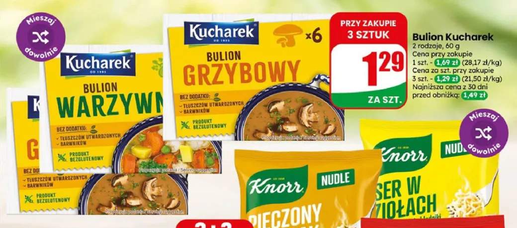 Bulion grzybowy Kucharek +1 wariant