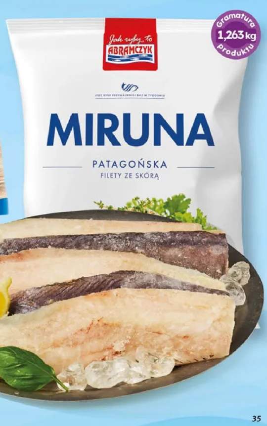 Miruna patagońska filet ze skórą Abramczyk