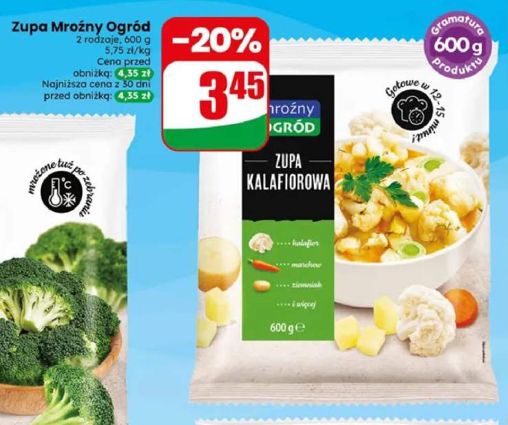 Zupa kalafiorowa Mroźny Ogród