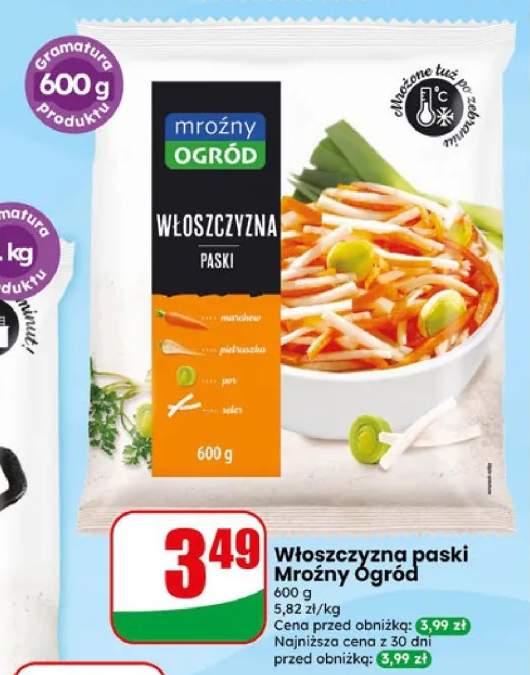 Włoszczyzna paski Mroźny Ogród