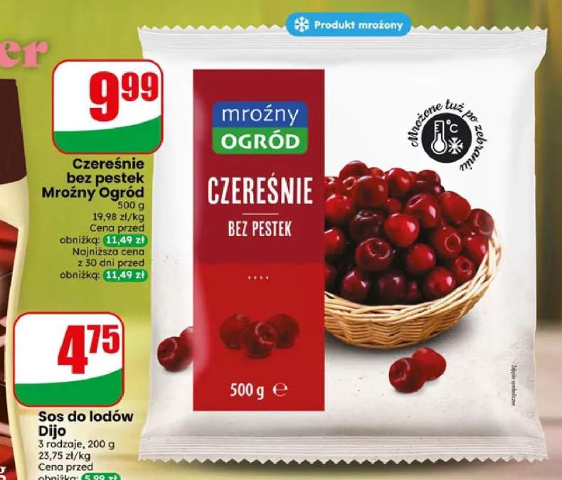 Czereśnie bez pestek Mroźny Ogród
