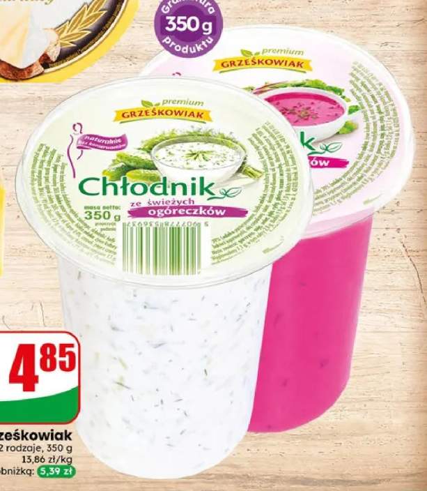 Chłodnik ze świeżych ogórków Grześkowiak +1 wariant