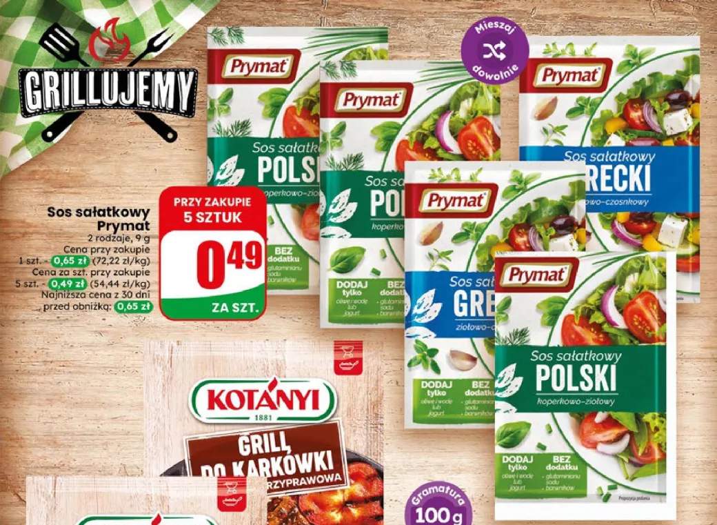 Sos sałatkowy polski koperkowo-ziołowy Prymat +1 wariant