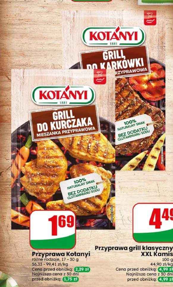 Przyprawa grill do karkówki Kotányi +1 wariant