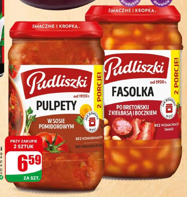 Danie gotowe Pulpety w sosie pomidorowym Pudliszki +1 wariant