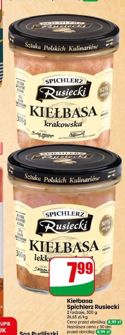 Kiełbasa Krakowska Spichlerz Rusiecki +1 wariant