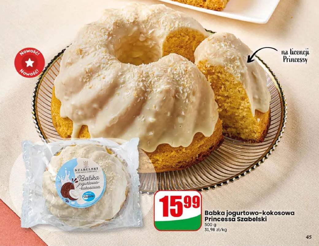 Babka jogurtowo-kokosowa Princessa Szabelski