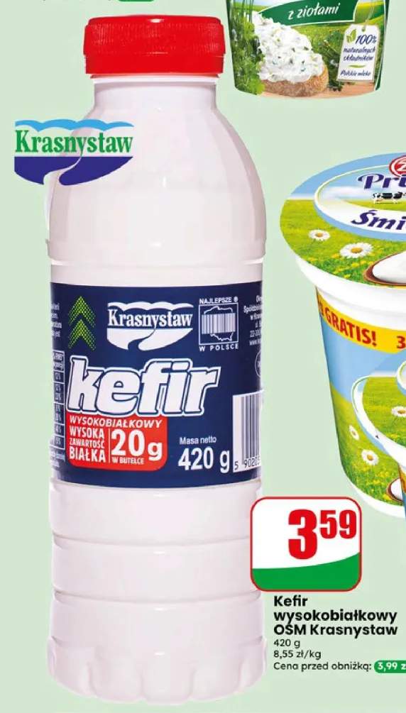 Kefir wysokobiałkowy Krasnystaw