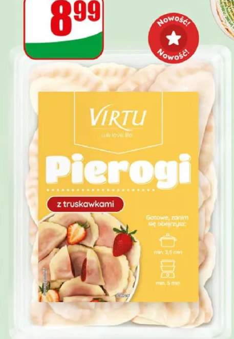 Pierogi z truskawkami Virtu