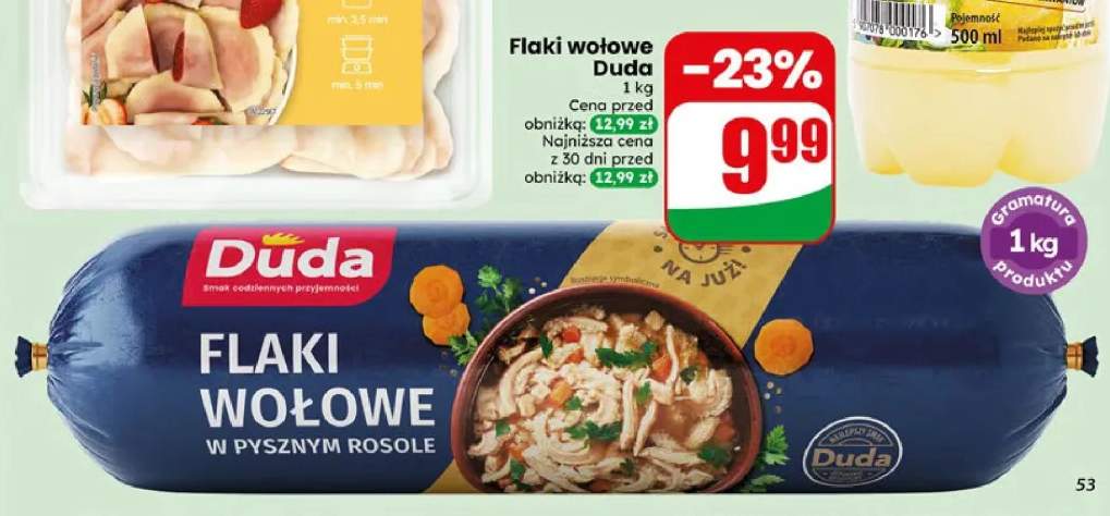 Flaki wołowe w pysznym rosole Duda
