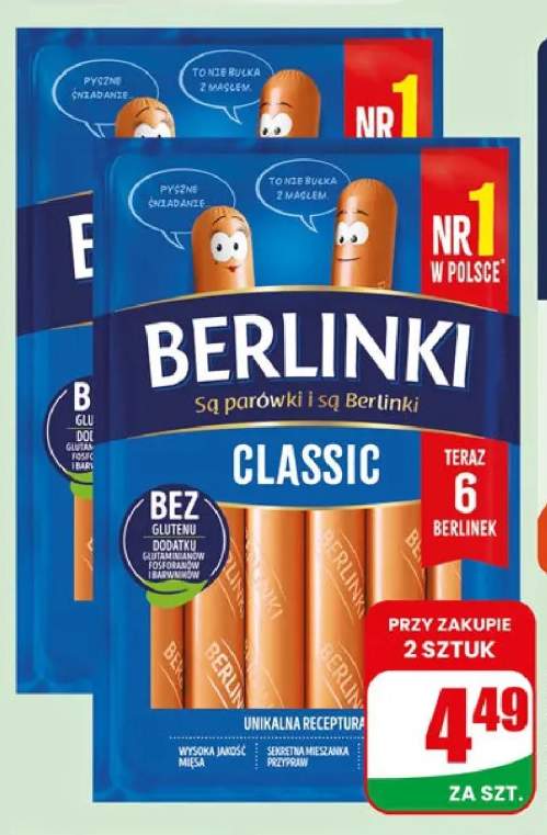 Parówki Classic Berlinki