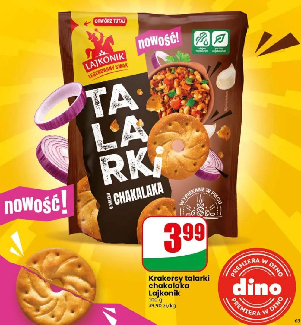 Krakersy talarki chakalaka Lajkonik