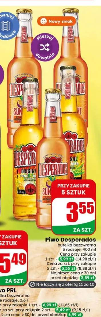 Piwo Desperados Original +2 warianty
