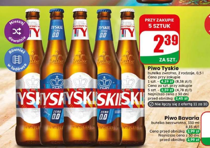 Piwo Tyskie +1 wariant