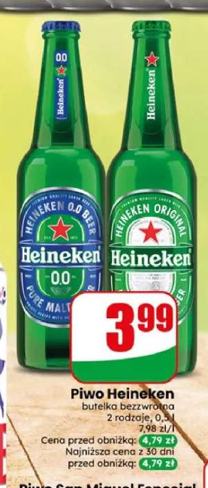 Piwo Heineken Original +1 wariant