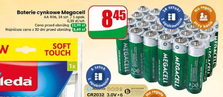 Baterie cynkowe Megacell AA R06