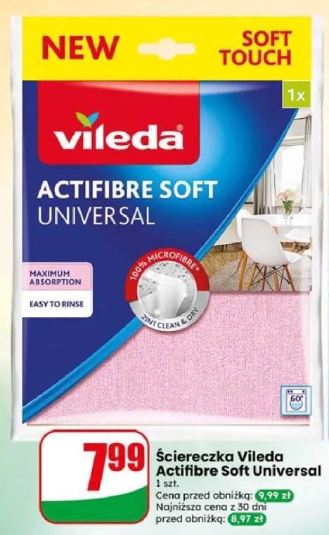 Ściereczka Vileda Actifibre Soft Universal