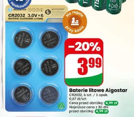 Baterie litowe Aigostar CR2032