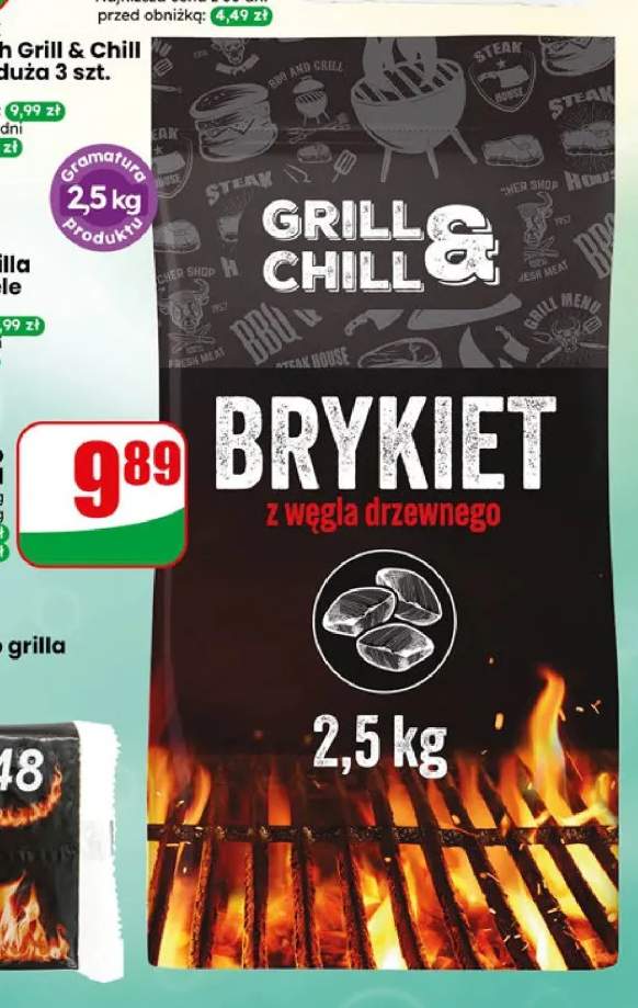 Brykiet z węgla drzewnego Grill & Chill
