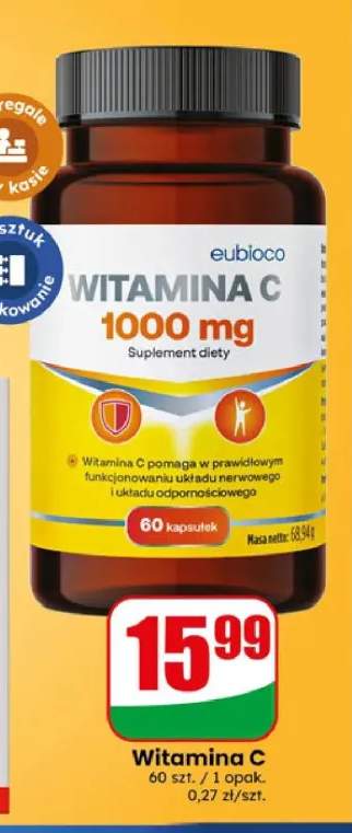 Witamina C 1000mg Eubioco