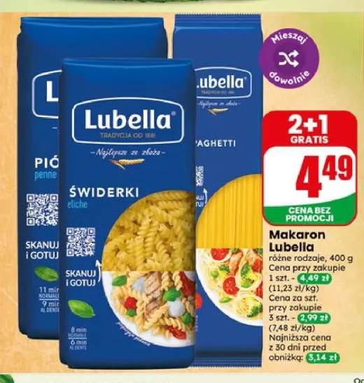 Makaron Lubella Pióra +2 warianty