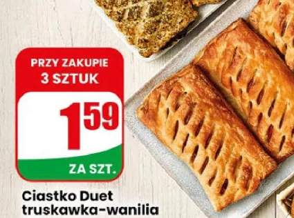 Ciastko Duet truskawka-wanilia