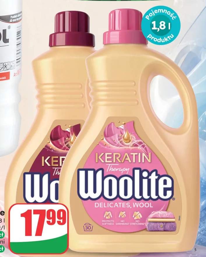 Płyn do prania Woolite Keratin Therapy Color +1 wariant