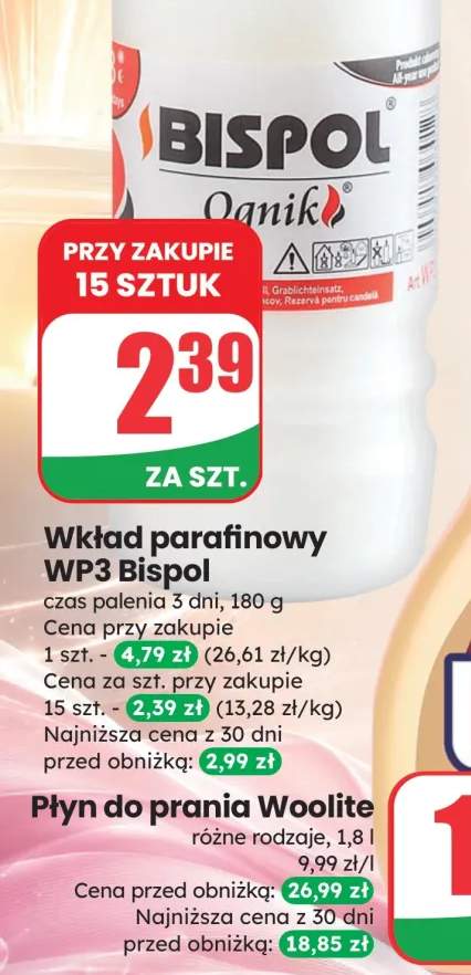Wkład parafinowy WP3 Bispol Ognik